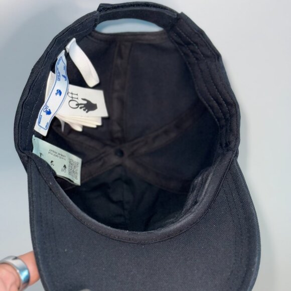 Off-White™ Script Logo Black Baseball Cap – Unisex - Picture 4 of 5